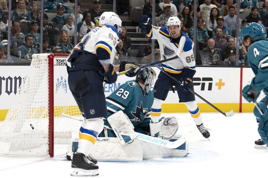 NHL: St. Louis Blues at San Jose Sharks