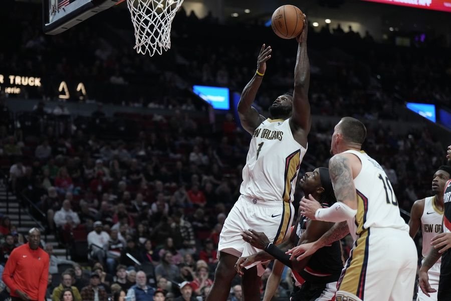 NBA: New Orleans Pelicans at Portland Trail Blazers