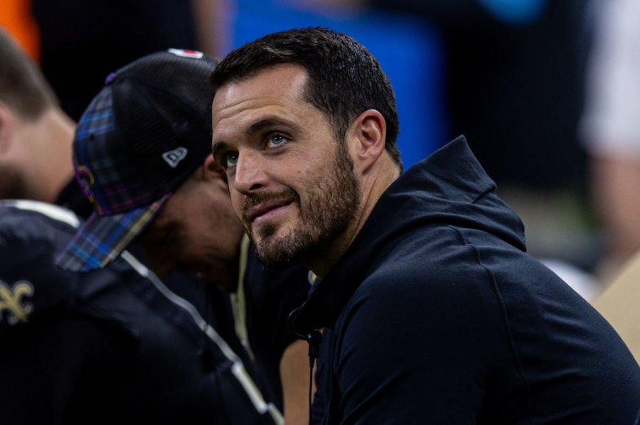 Derek Carr is the starting QB for the New Orleans Saints. PHOTO USA TODAY SPORTS IMAGES