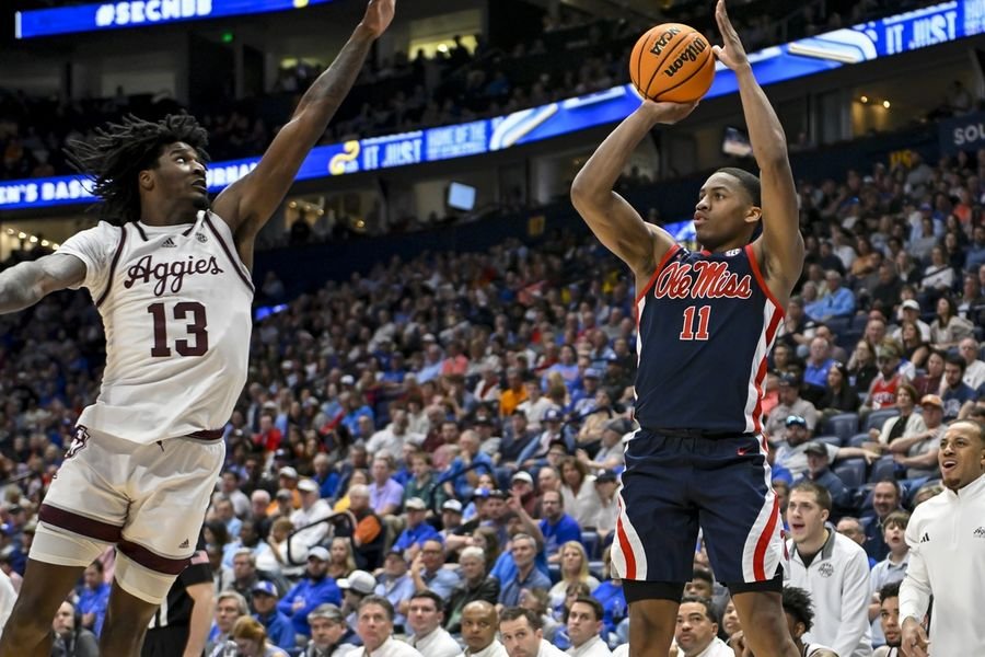 NCAA Basketball: SEC Conference Tournament Second Round-Mississippi vs Texas A&amp;M