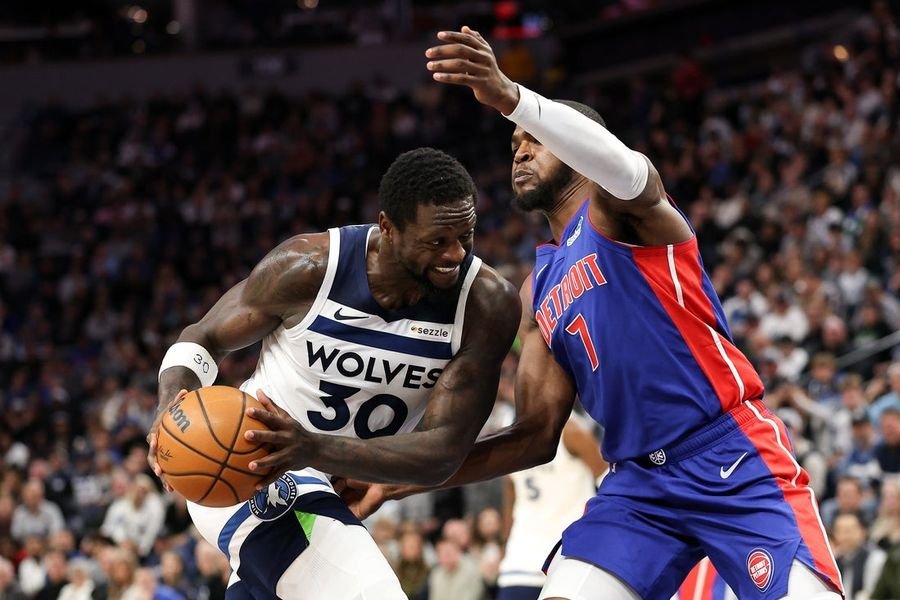 NBA: Detroit Pistons at Minnesota Timberwolves