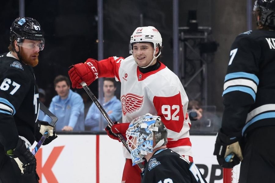 NHL: Detroit Red Wings at Utah