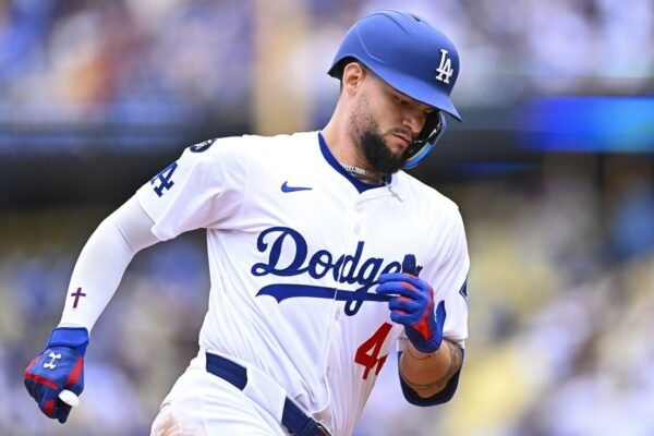 Unlikely player leading Dodgers as Marlins visit