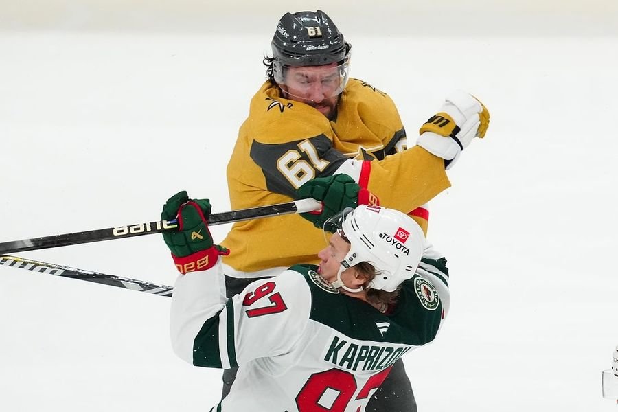 NHL: Stanley Cup Playoffs-Minnesota Wild at Vegas Golden Knights