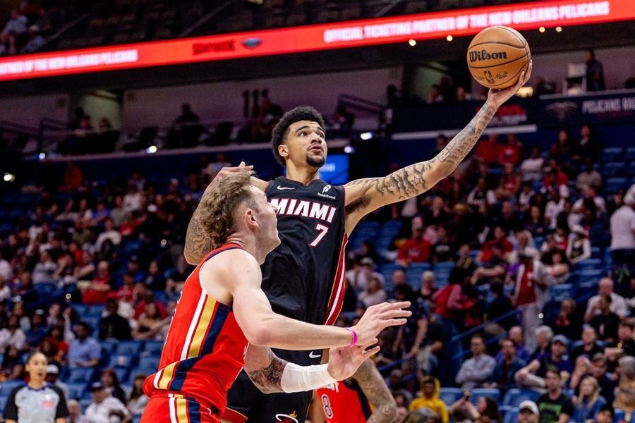 NBA: Miami Heat at New Orleans Pelicans