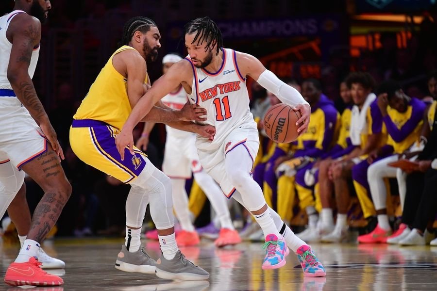 NBA: New York Knicks at Los Angeles Lakers