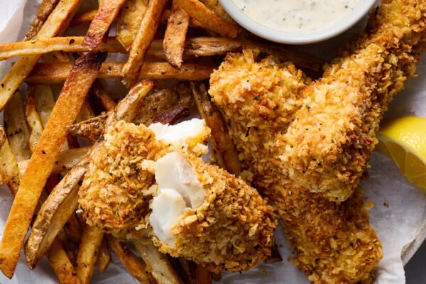 If You’re Tired, Try This Baked Fish and Chips Recipe