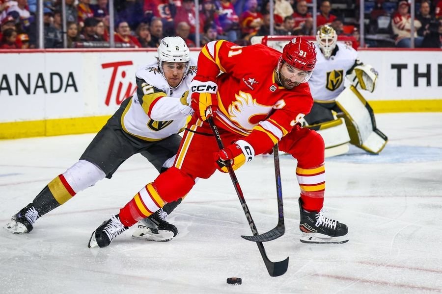 NHL: Vegas Golden Knights at Calgary Flames