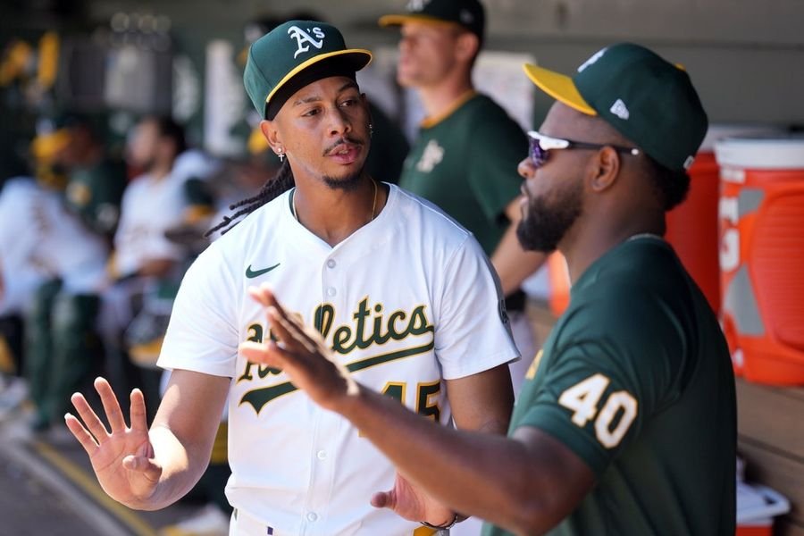 MLB: San Diego Padres at Athletics
