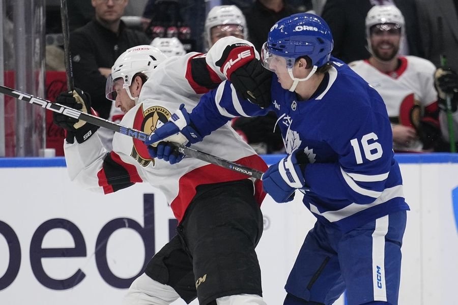 NHL: Stanley Cup Playoffs-Ottawa Senators at Toronto Maple Leafs